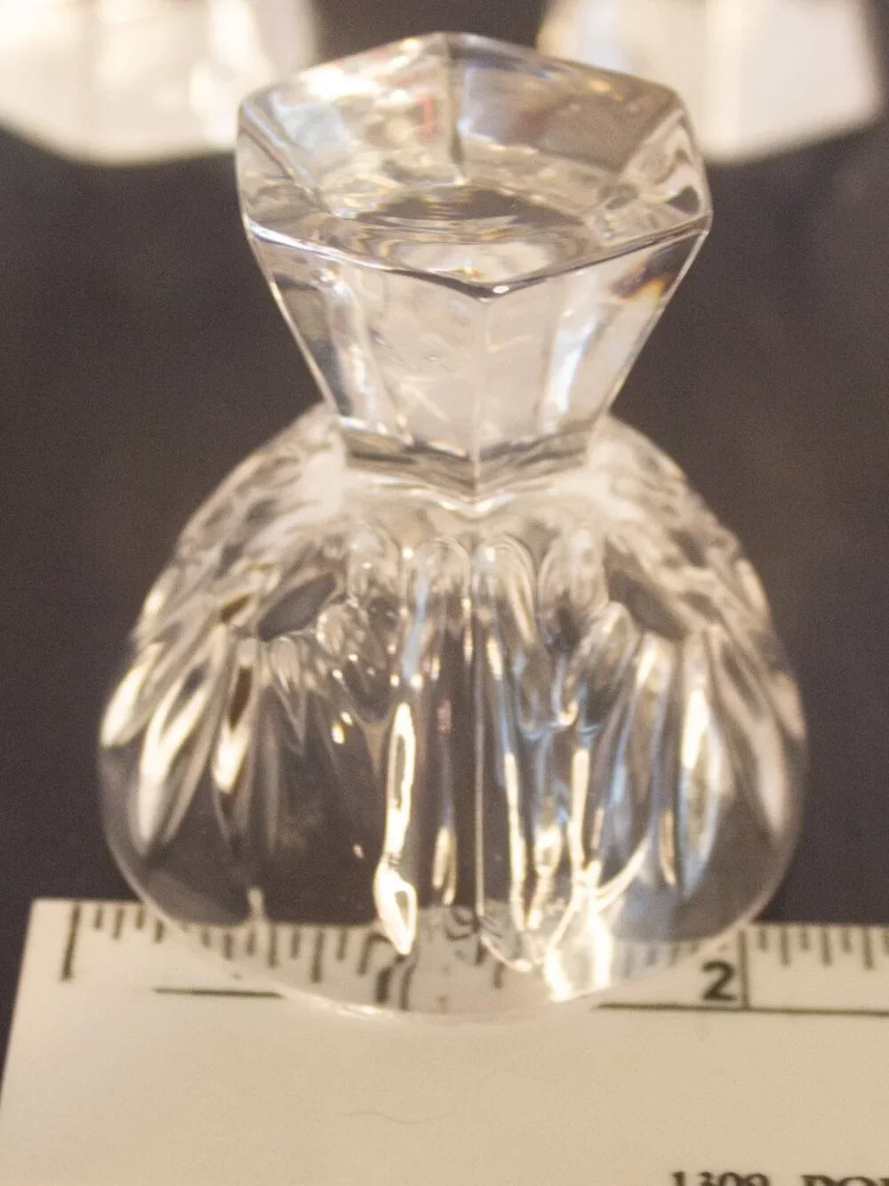 Vintage Crystal Pedestal Salt Cellars – Set of 6